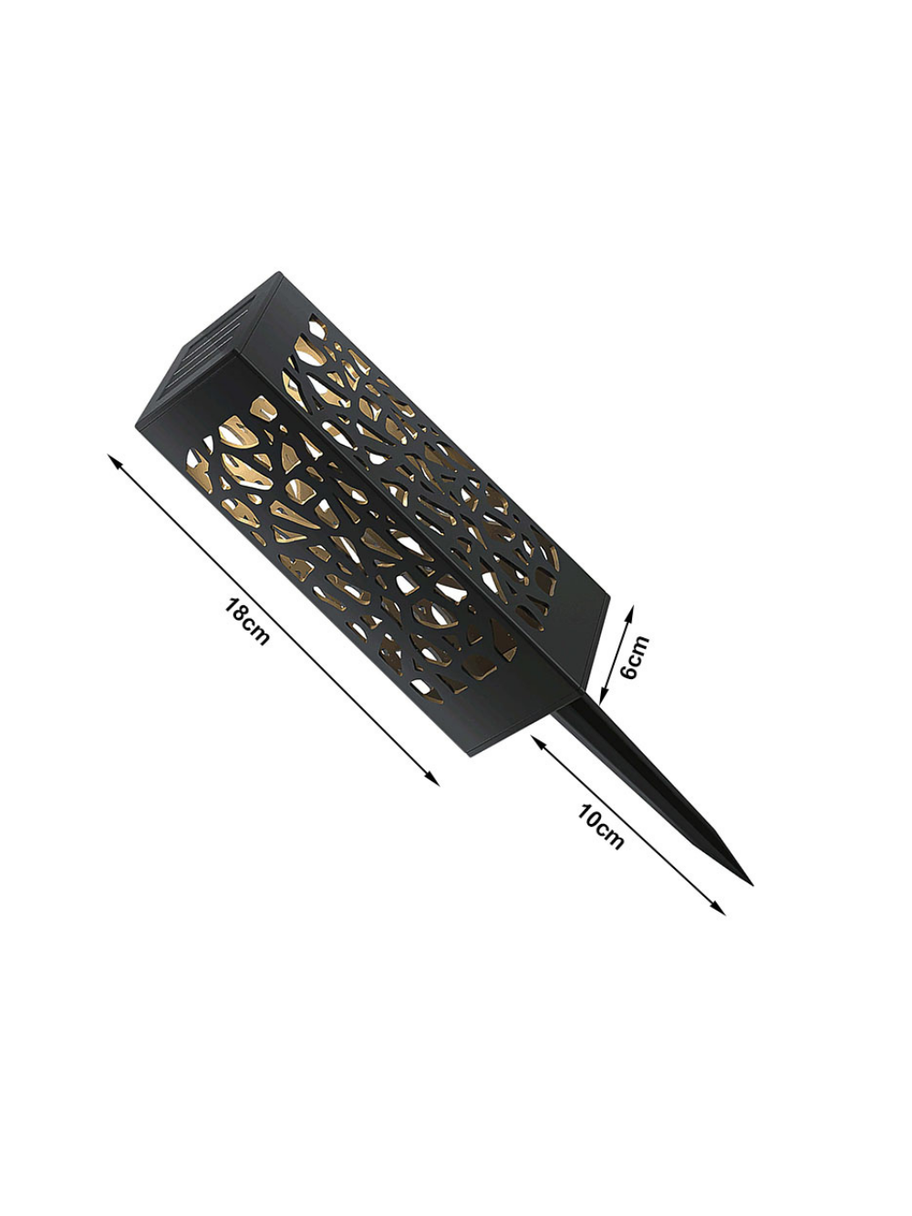 4x lampa ogrodowa solarna ozdobna