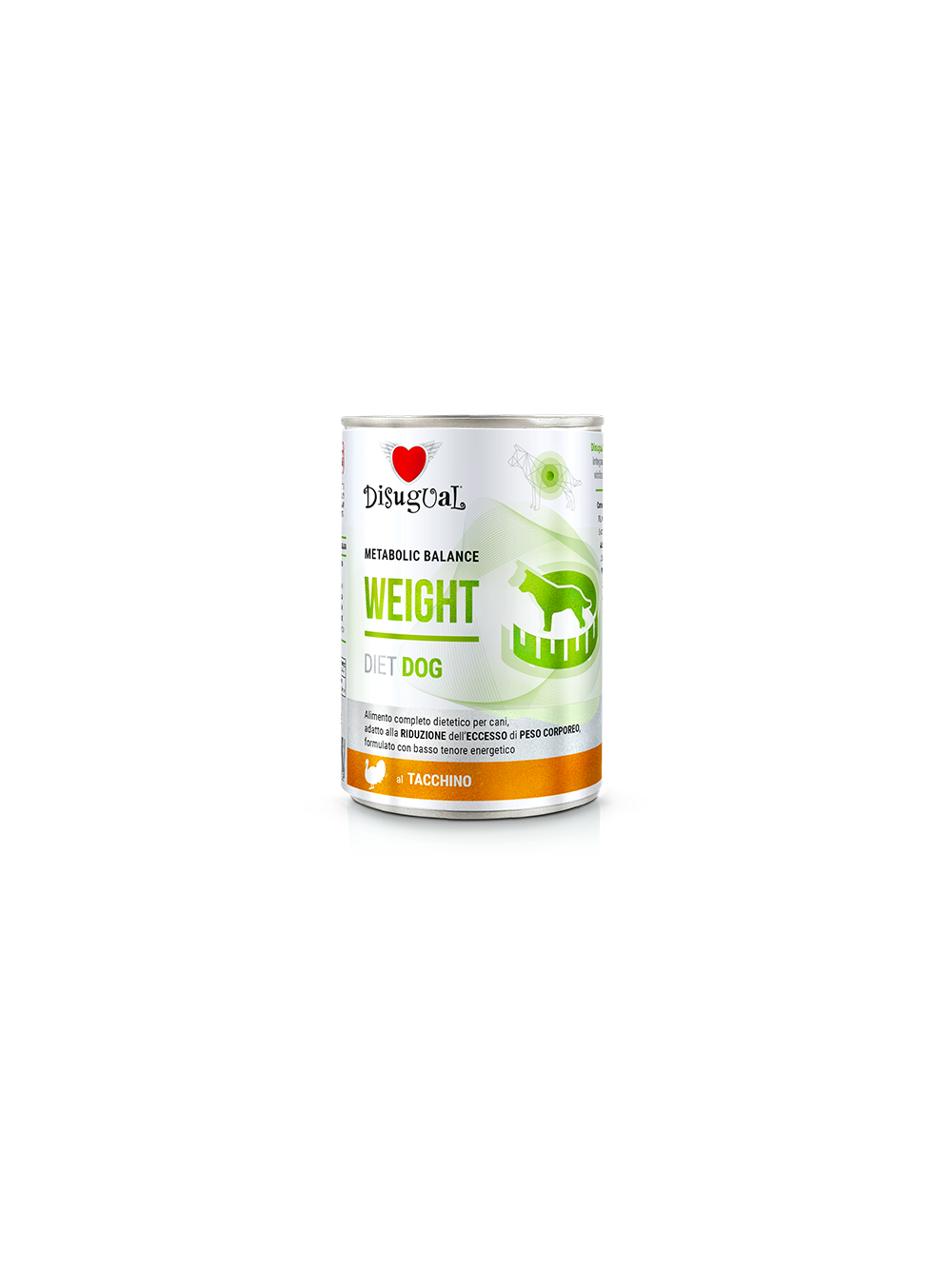 Disugual Karma mokra dla psa Weterynaryjna WEIGHT Indyk (dorosły) 6x400g