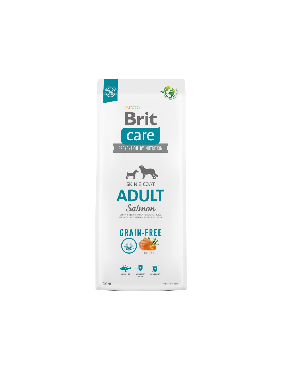 BRIT CARE Grain-free Adult Salmon 12kg/ Opakowanie Uszkodzone (9005,8851,9072,9076,9280,9403,9424)!!!
