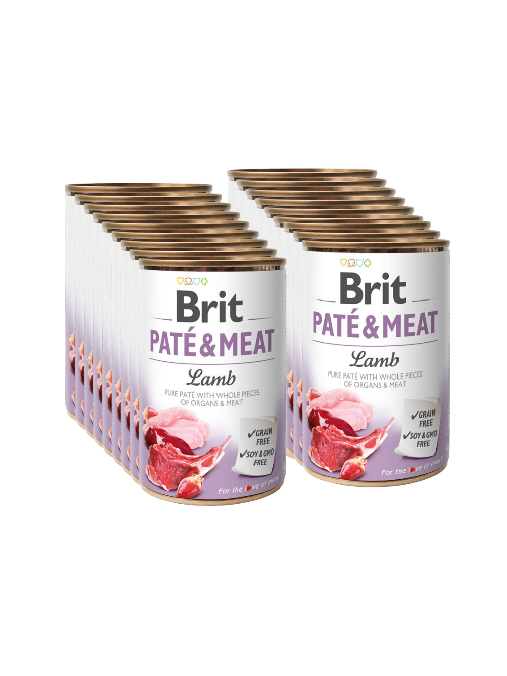 BRIT PATE & MEAT LAMB 18x400g
