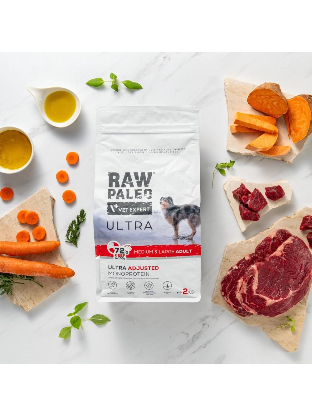 Vetexpert Raw Paleo Ultra Beef Adult Medium/ Large 10kg