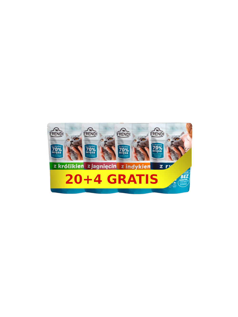 Frendi kawałki w delikatnym sosie Mix smaków 24x100g