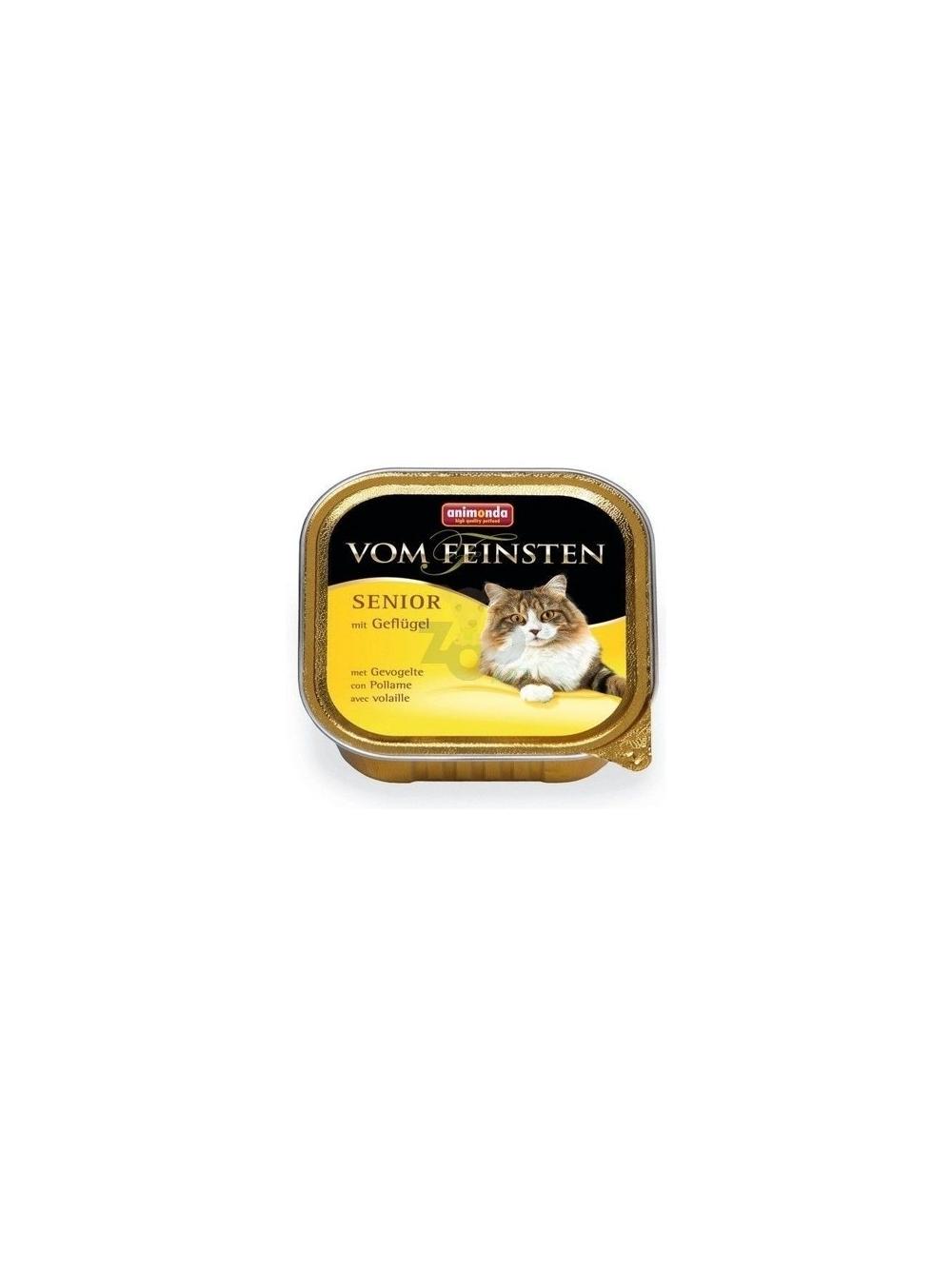 ANIMONDA Vom Feinsten Senior Cat smak: z drobiem 32x100g