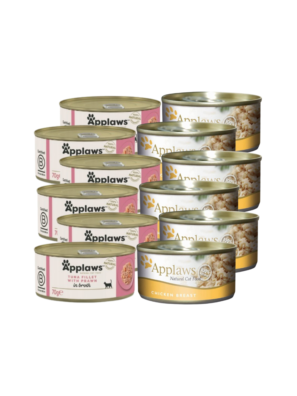 Applaws Cat Mix Smaków 12x70g PUSZKA