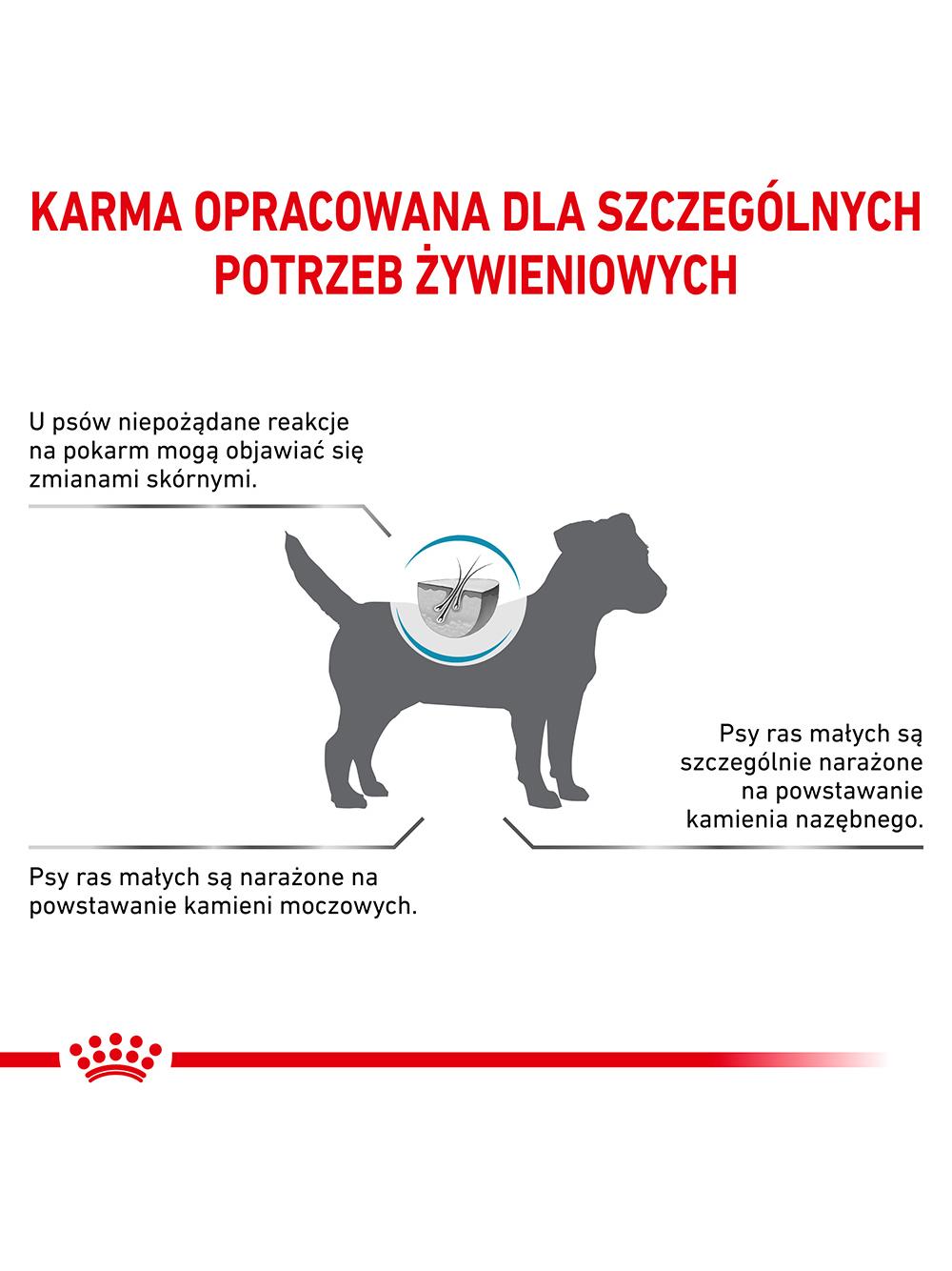 ROYAL CANIN Hypoallergenic Small Dog HSD24 3kg / Opakowanie uszkodzone (7694) !!!