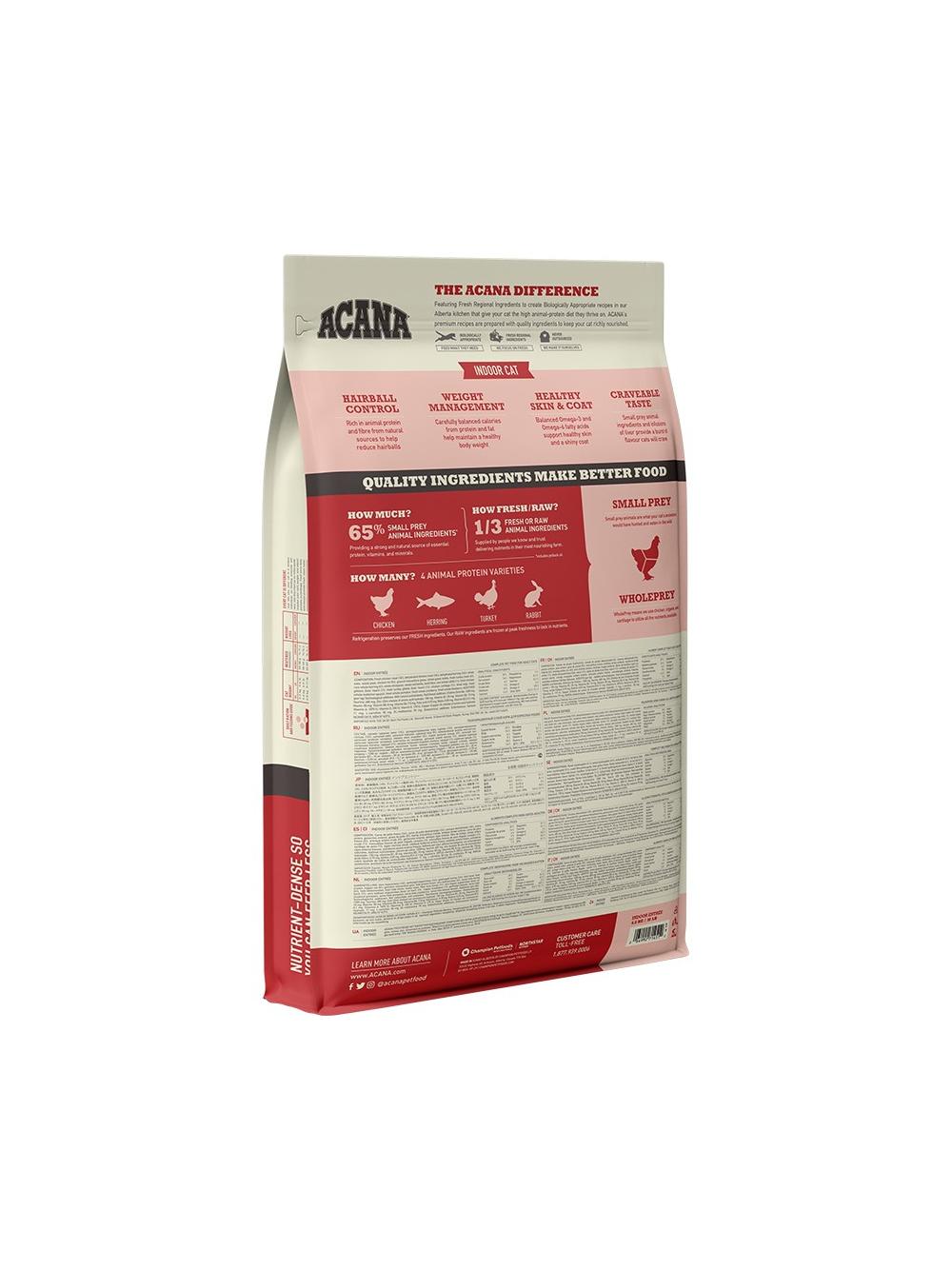 ACANA Indoor Entree Cat 4,5kg