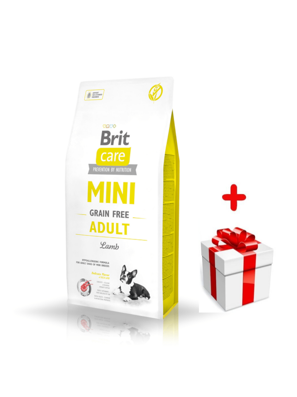 BRIT CARE Mini Grain-Free Adult Lamb 2kg + niespodzianka dla psa GRATIS!