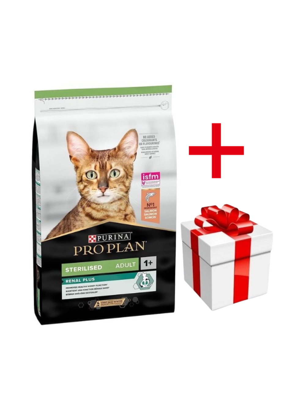 PRO PLAN Sterilised Vital Functions Karma dla kotów bogata w łososia 10kg + niespodzianka dla kota GRATIS!