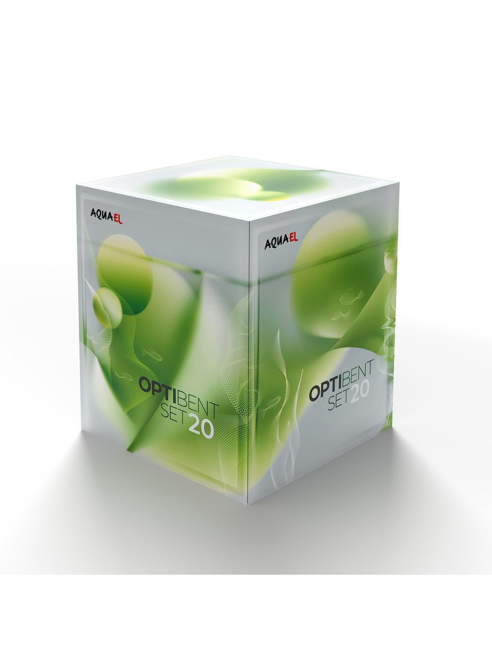 AQUAEL Zestaw Aquael Opti Bent Set Day & Night [20l] - biały