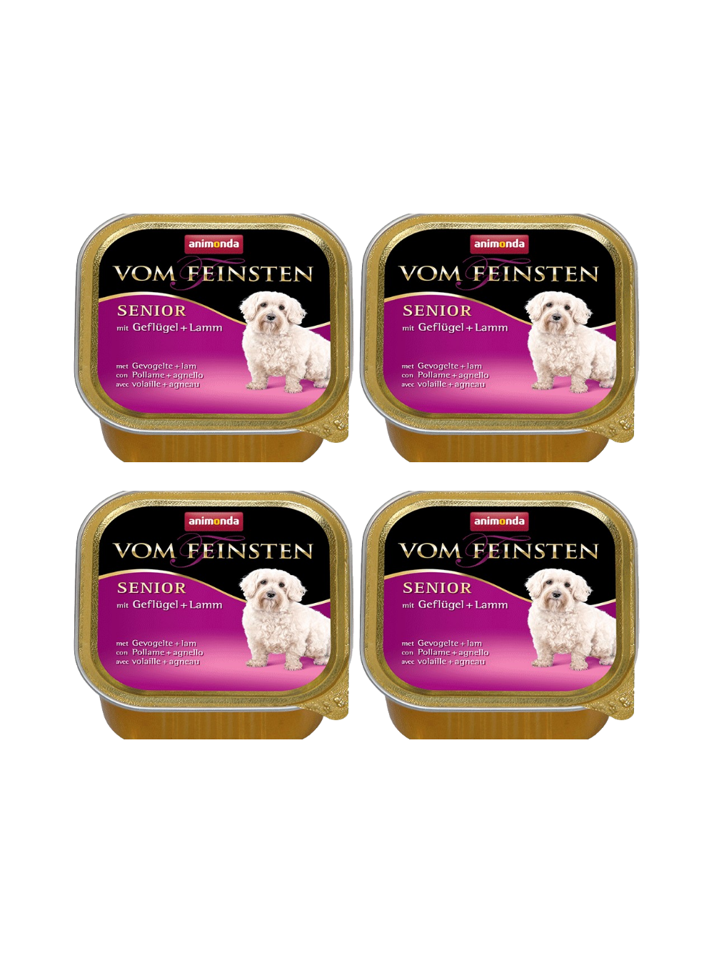 ANIMONDA Dog Vom Feinsten Senior smak: drób z jagnięciną 6 x 150g