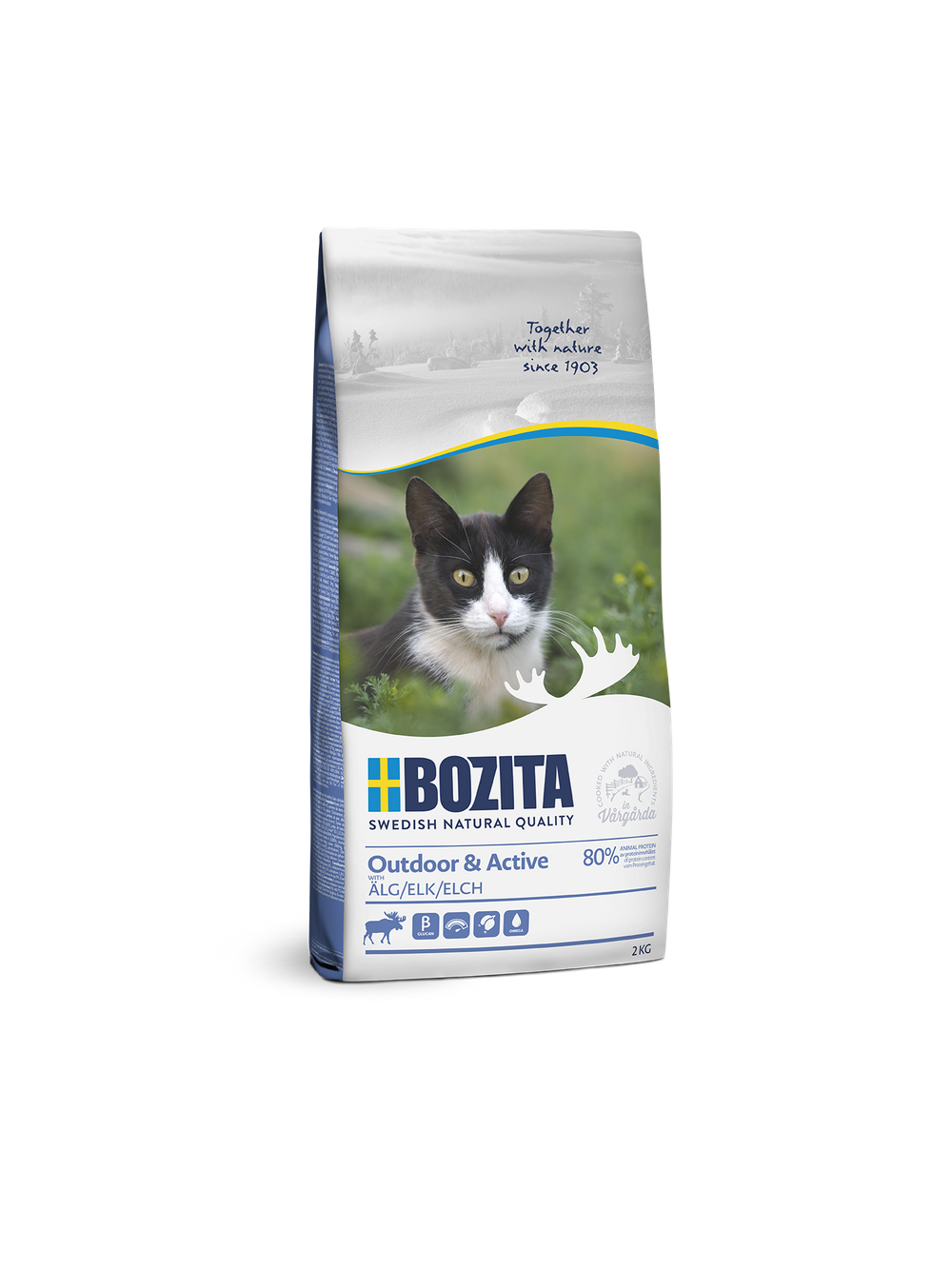 BOZITA Outdoor & active z łosiem 2kg