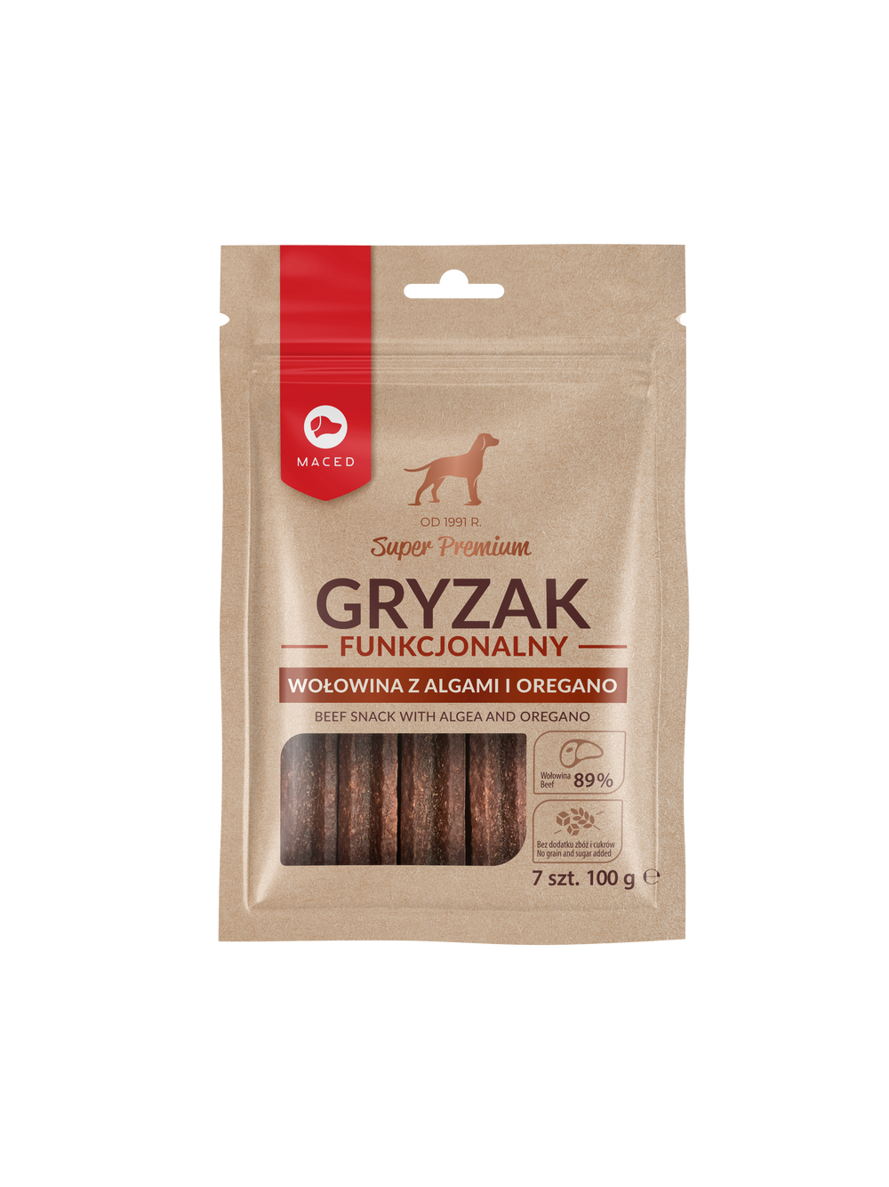 MACED Gryzak z algami i oregano 100 g