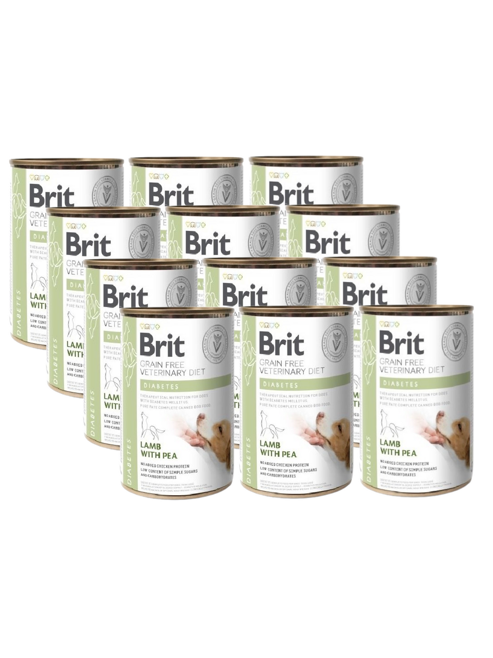BRIT GF Veterinary Diets Dog Diabetes 12x400g - karma mokra dla psa