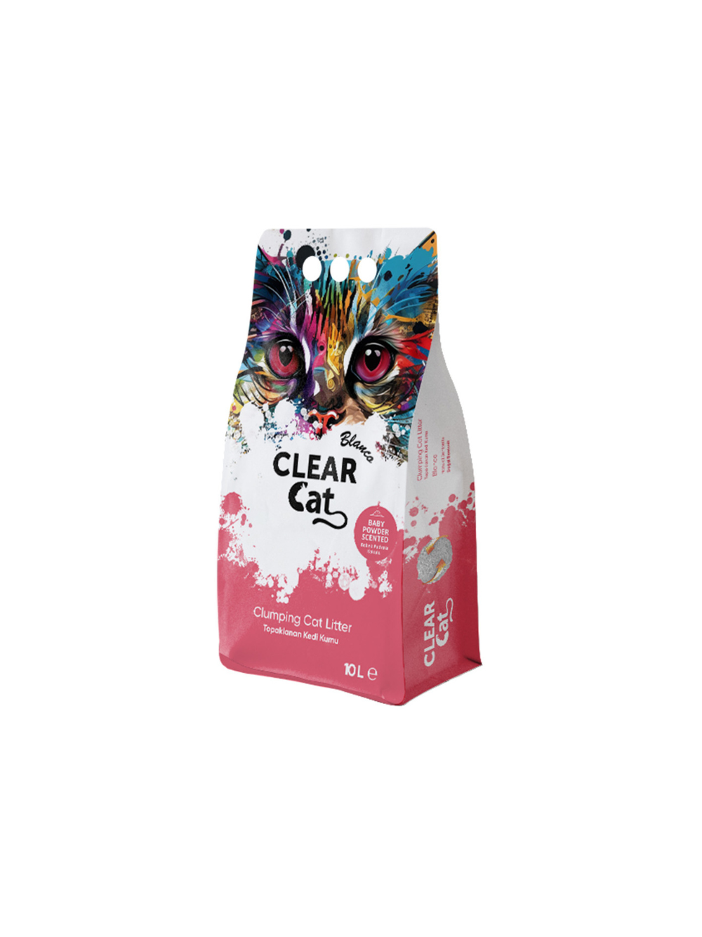 Clear Cat Blanco Baby Powder żwirek bentonitowy 10l