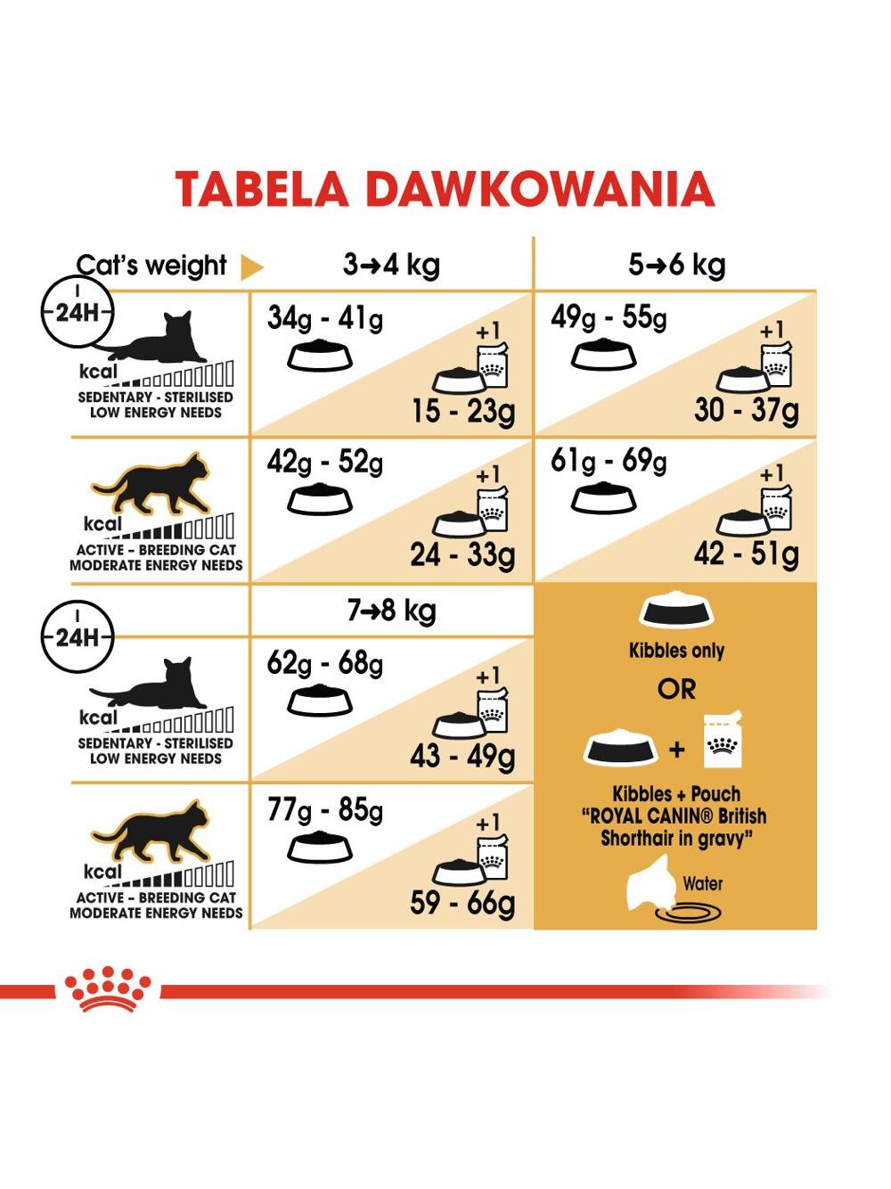 ROYAL CANIN British Shorthair 10kg karma sucha dla kotów dorosłych rasy brytyjski krótkowłosy + Piłka dla kota GRATIS!