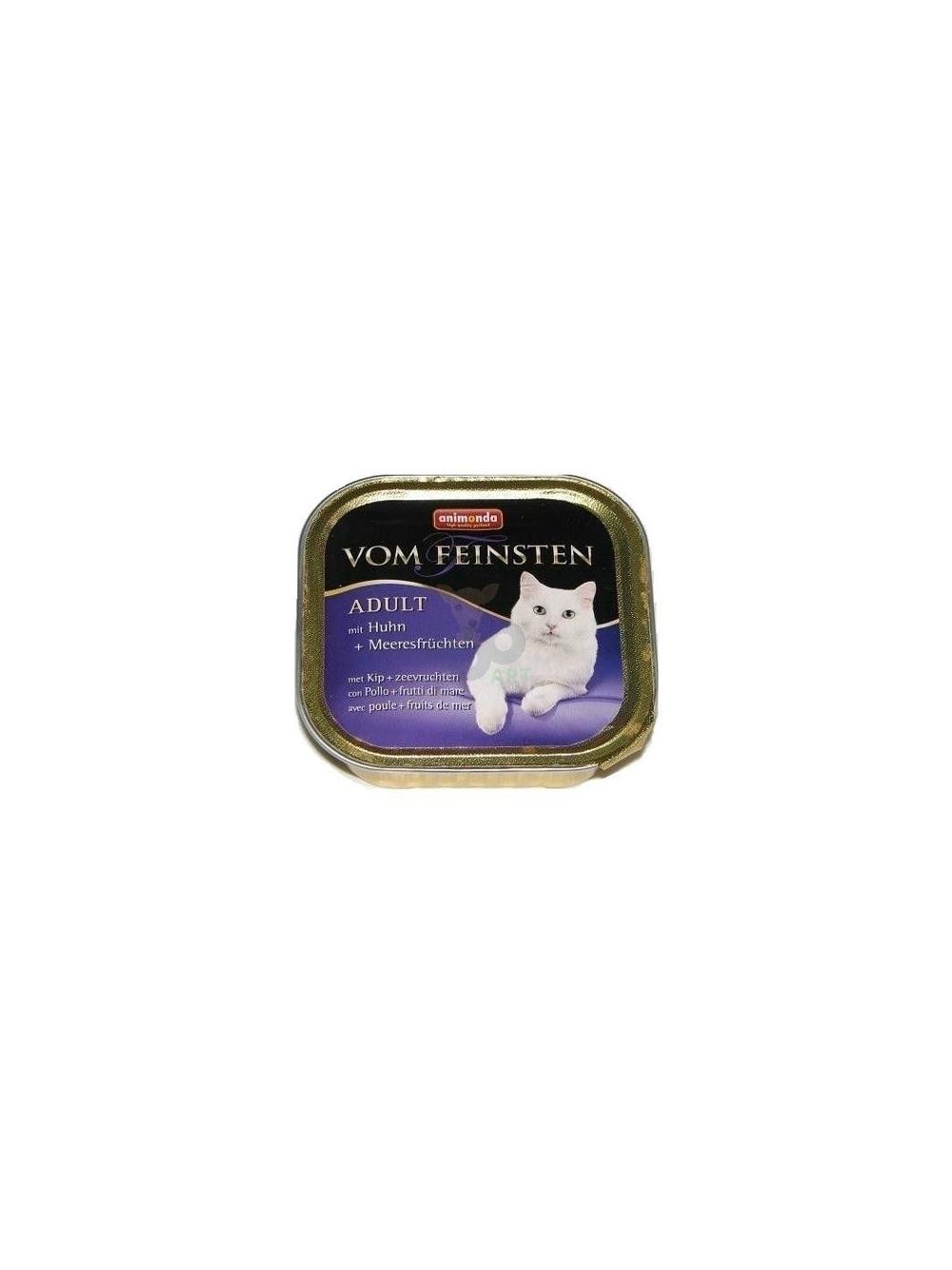 ANIMONDA Vom Feinsten Adult Cat smak: z kurczakiem i owocami morza 6 x 100g