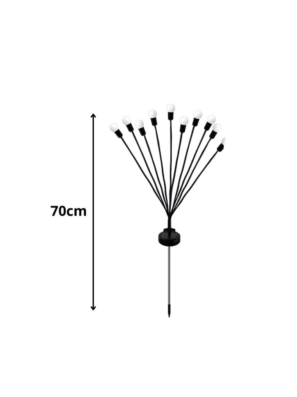 Lampa ogrodowa solarna - kulki- 2szt