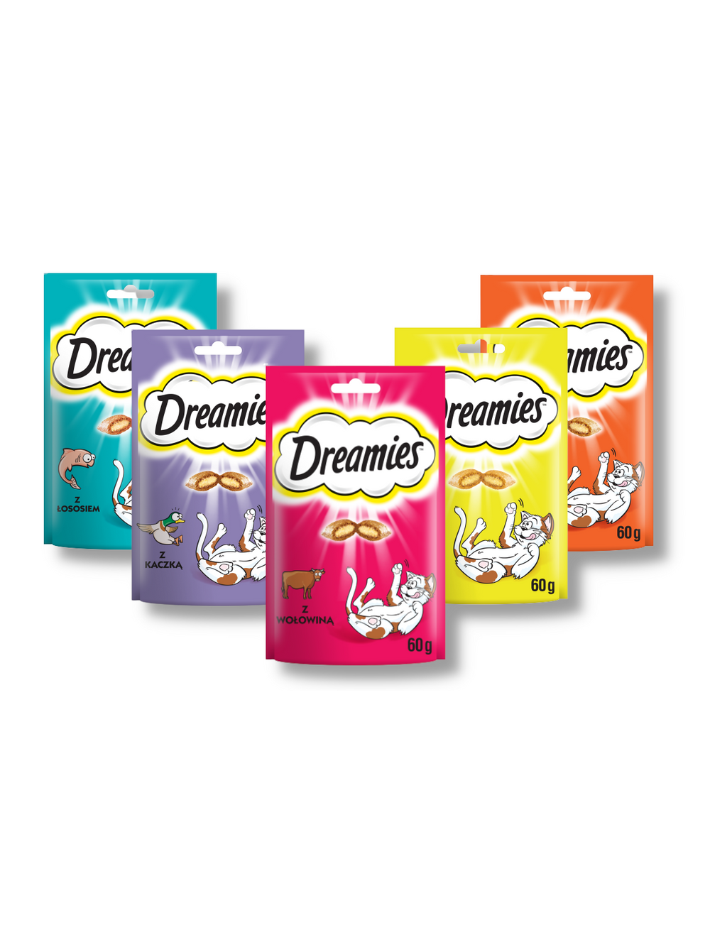 DREAMIES mix smaków 5x60g