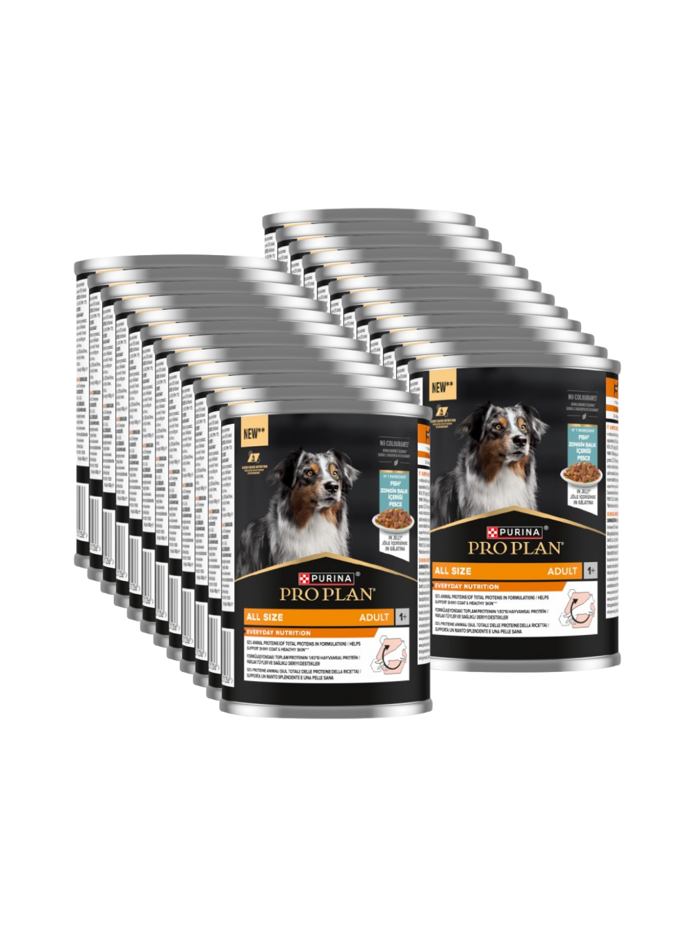 PRO PLAN Everyday Nutrition Adult Karma dla psów bogata w rybę w galaretce 24x400g