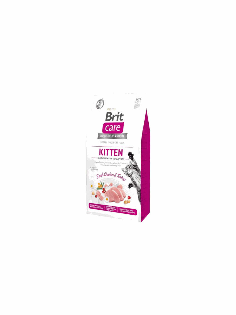 BRIT Care Cat Grain-Free  Kitten 2kg + niespodzianka dla kota GRATIS!