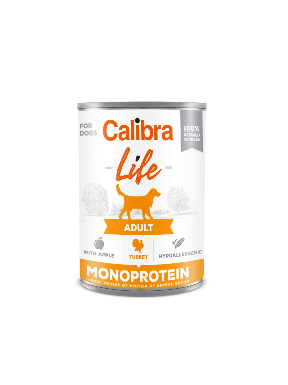 CALIBRA Dog Life Adult Turkey with apples 400g