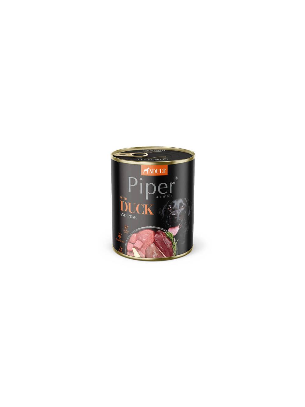 DOLINA NOTECI Piper dla psa z kaczką i gruszką 12x800g