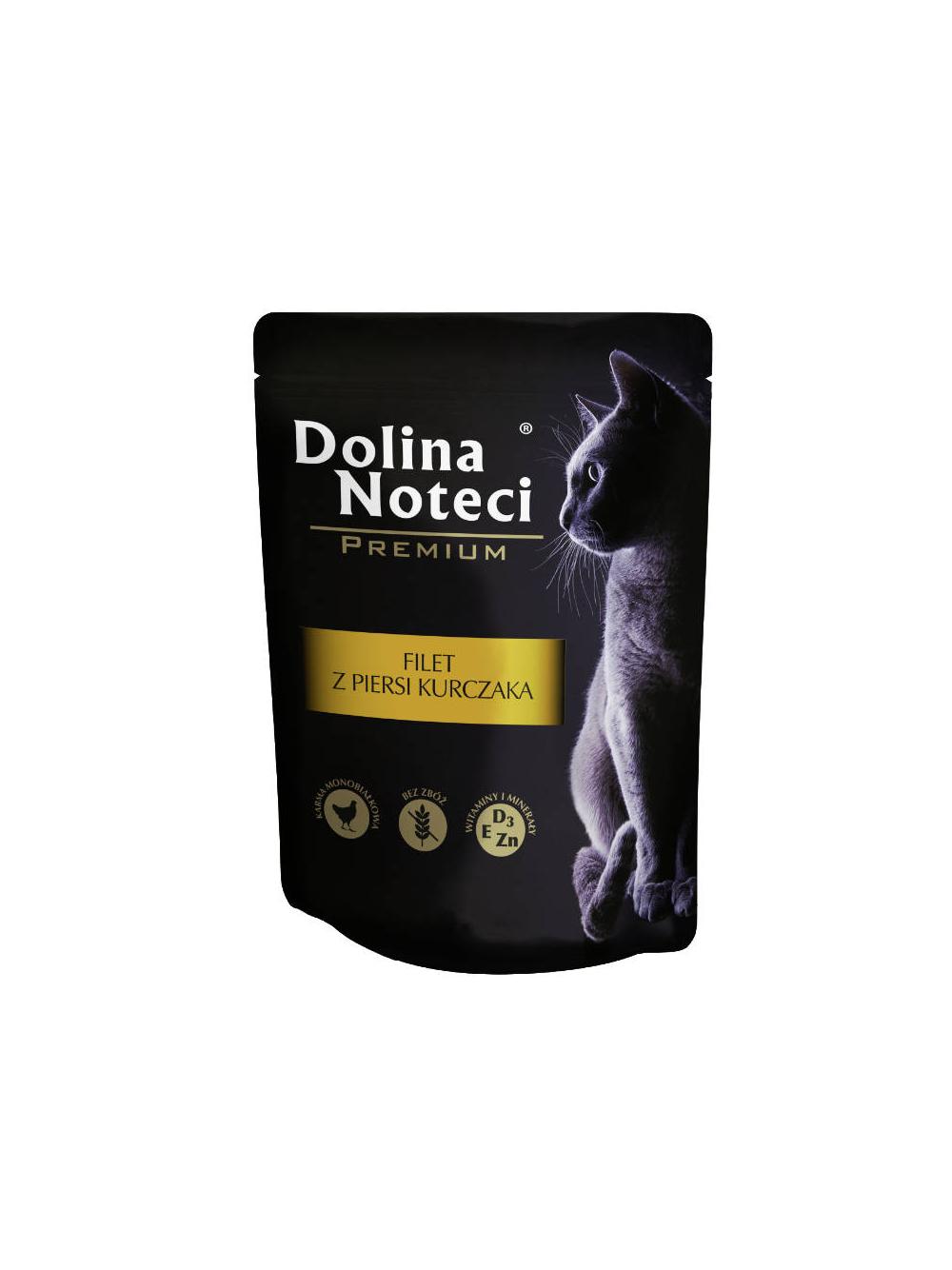 Dolina Noteci Premium filet z piersi kurczaka dla kotów 85g