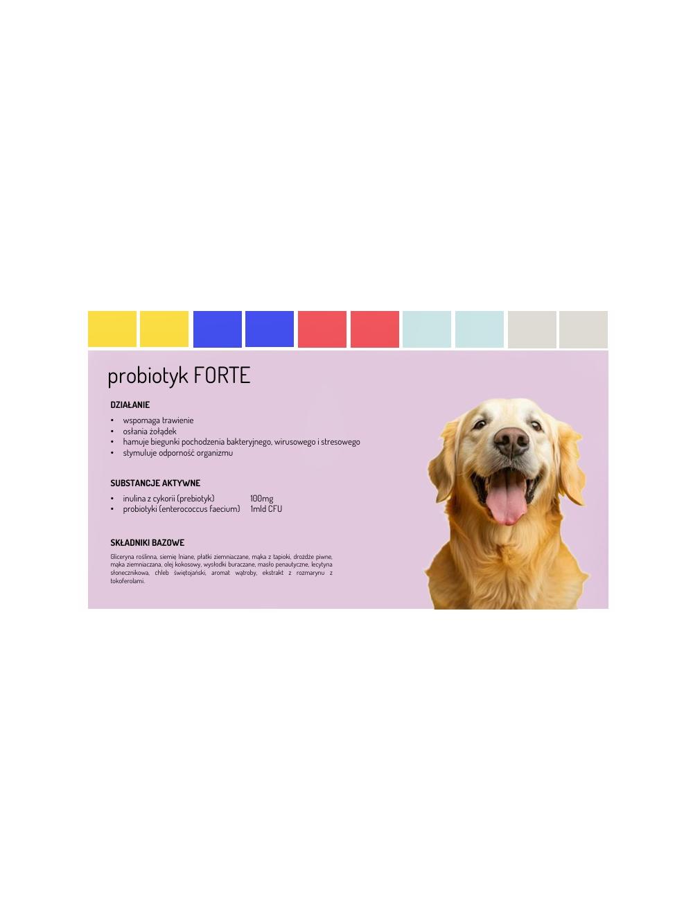 Easy.VET Smaczki funkcjonalne Probiotic forte dla psów i kotów 180g