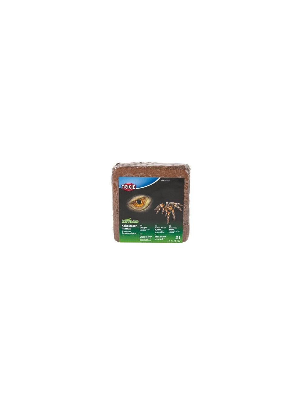 TRIXIE Podłoże Humus z włókien kokosa prasowanego 2 l / 160 g