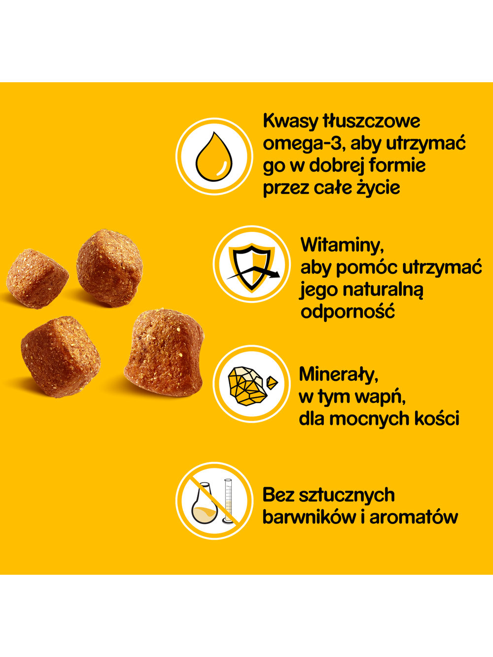 PEDIGREE Tasty Minis 130g - przysmak dla dorosłych psów, o smaku kurczaka i kaczki
