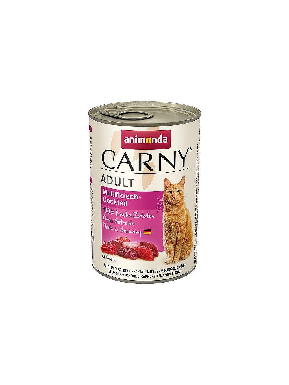 ANIMONDA Cat Carny Adult smak: multi koktajl mięsny 18x400g