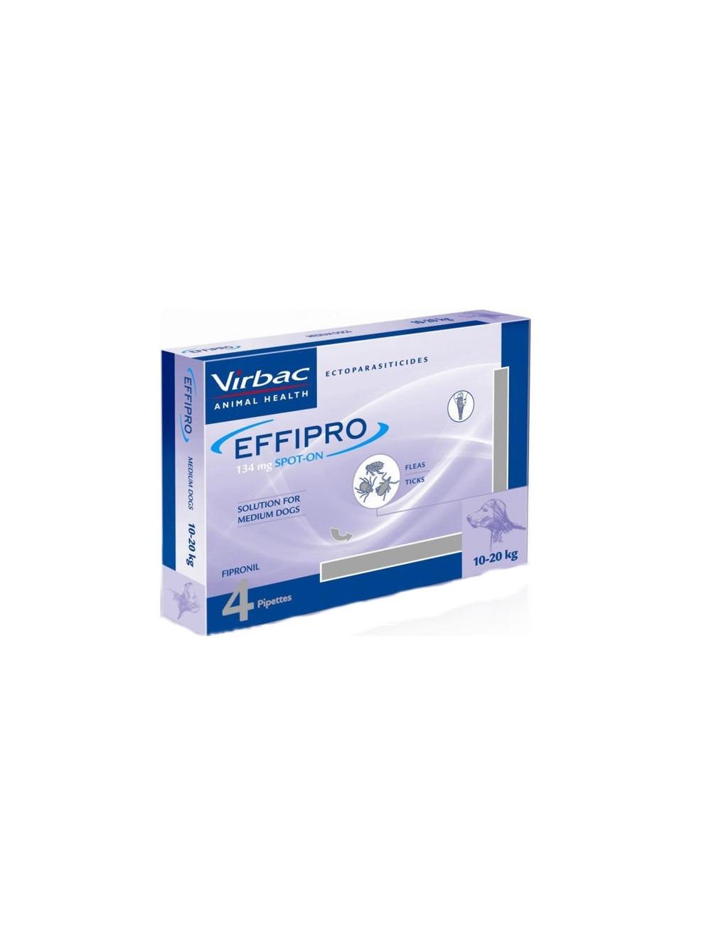 EFFIPRO  Spot-On pies M 10-20 kg (pipeta 4 x 1,34ml)