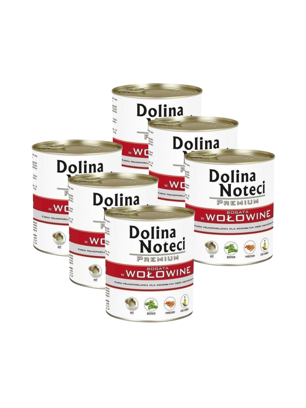 Dolina Noteci PREMIUM bogata w wołowinę 6 x 800g