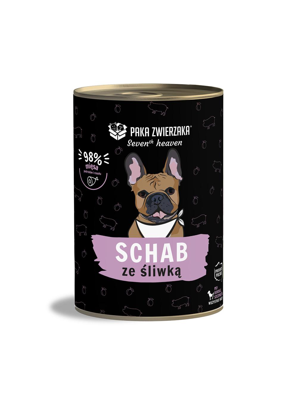 Paka Zwierzaka - Seventh heaven - Schab ze śliwką (pork & plum) 400g