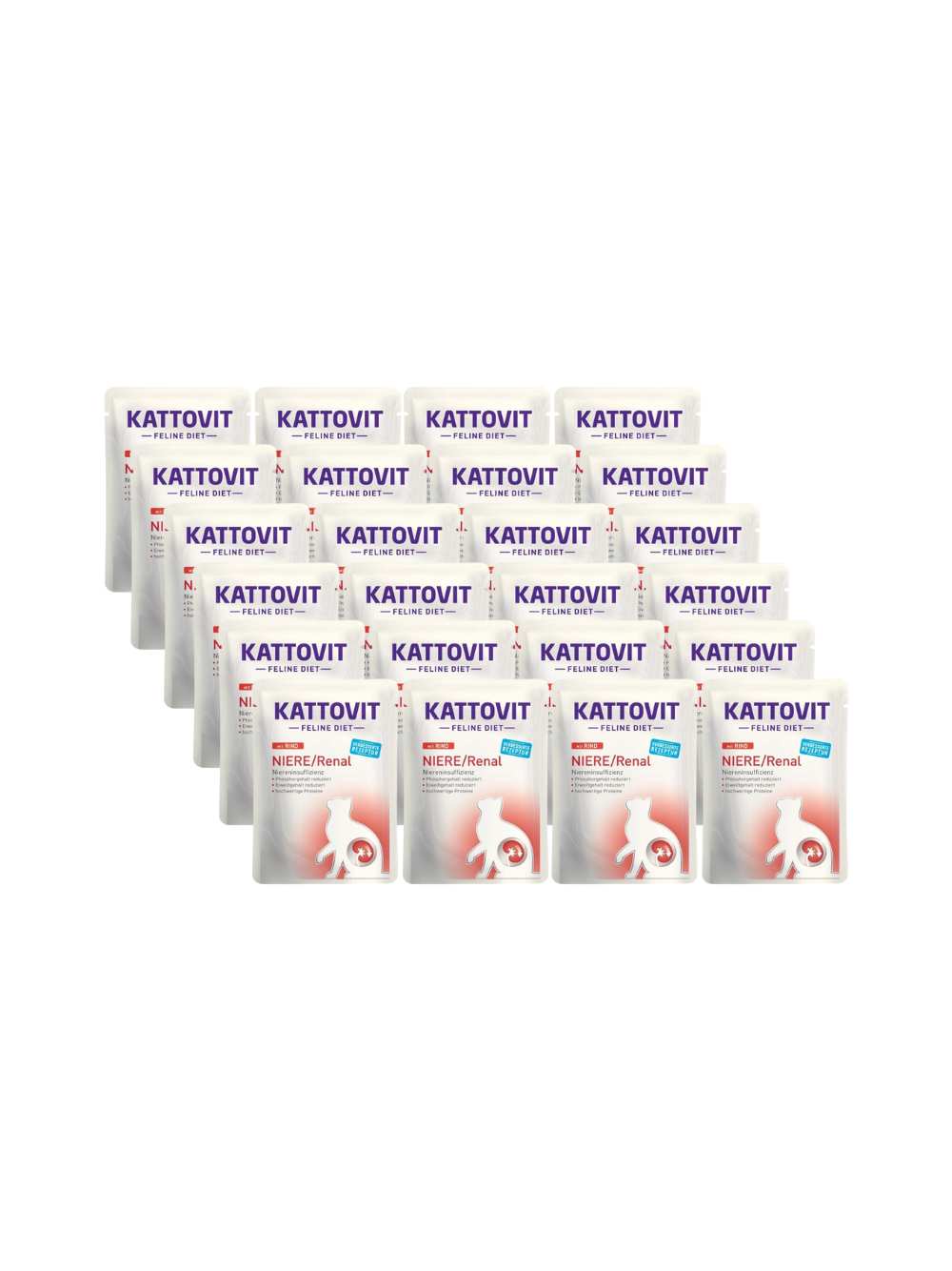 Kattovit Niere/Renal wołowina 24x85g saszetka
