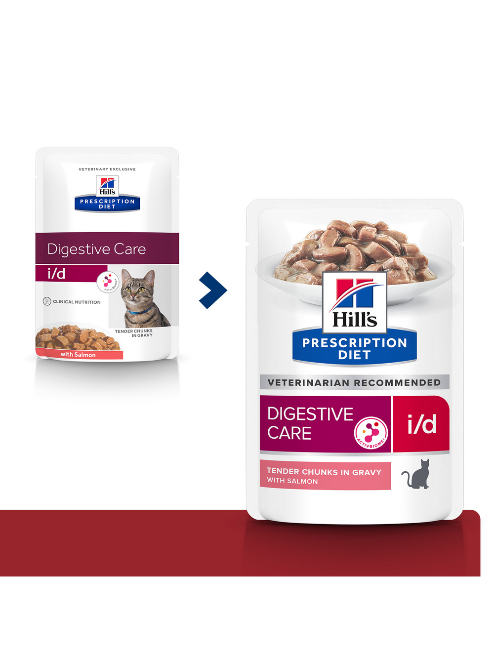 HILL'S PD Prescription Diet Feline i/d z łososiem 85g - saszetka