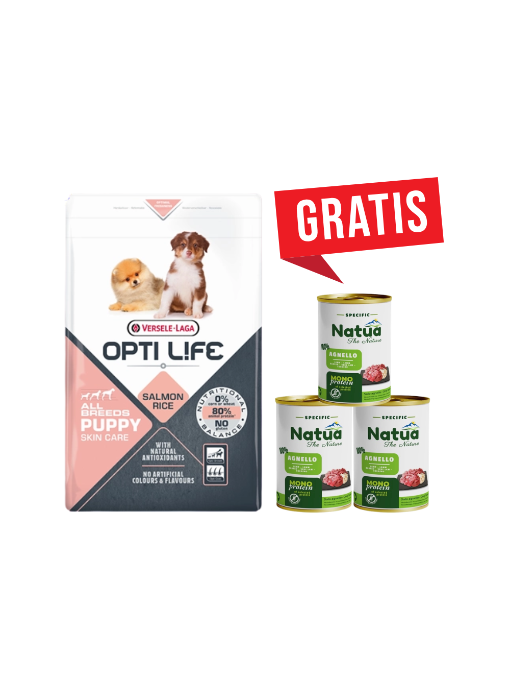 VERSELE-LAGA Puppy Skin Care 12.5kg - karma dla szczeniąt szczególnie wrażliwych (łosoś)/ opakowanie uszkodzone (8323)!!