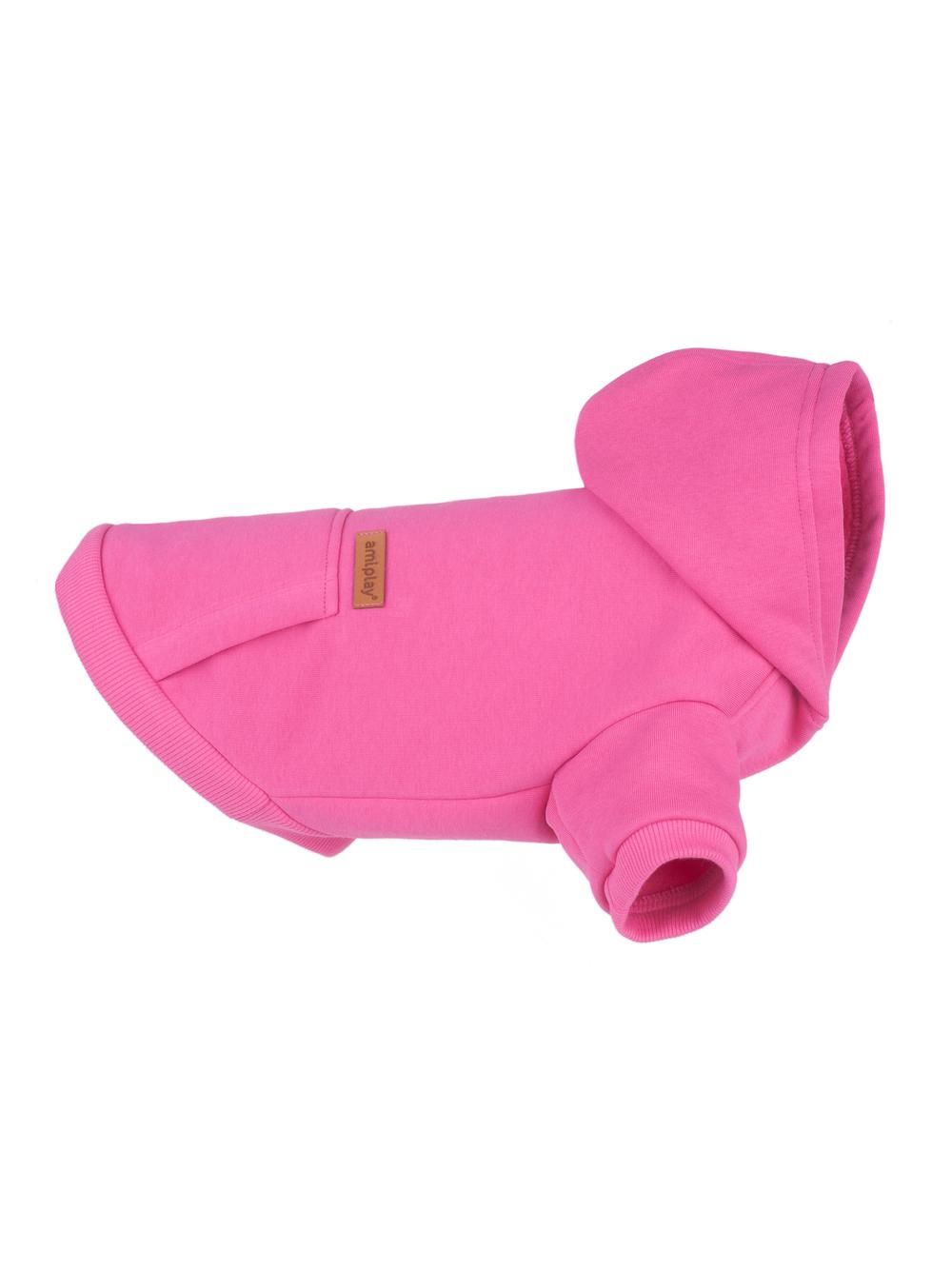 AMIPLAY- Bluza z kapturem Texas 35 cm Maltese-różowa