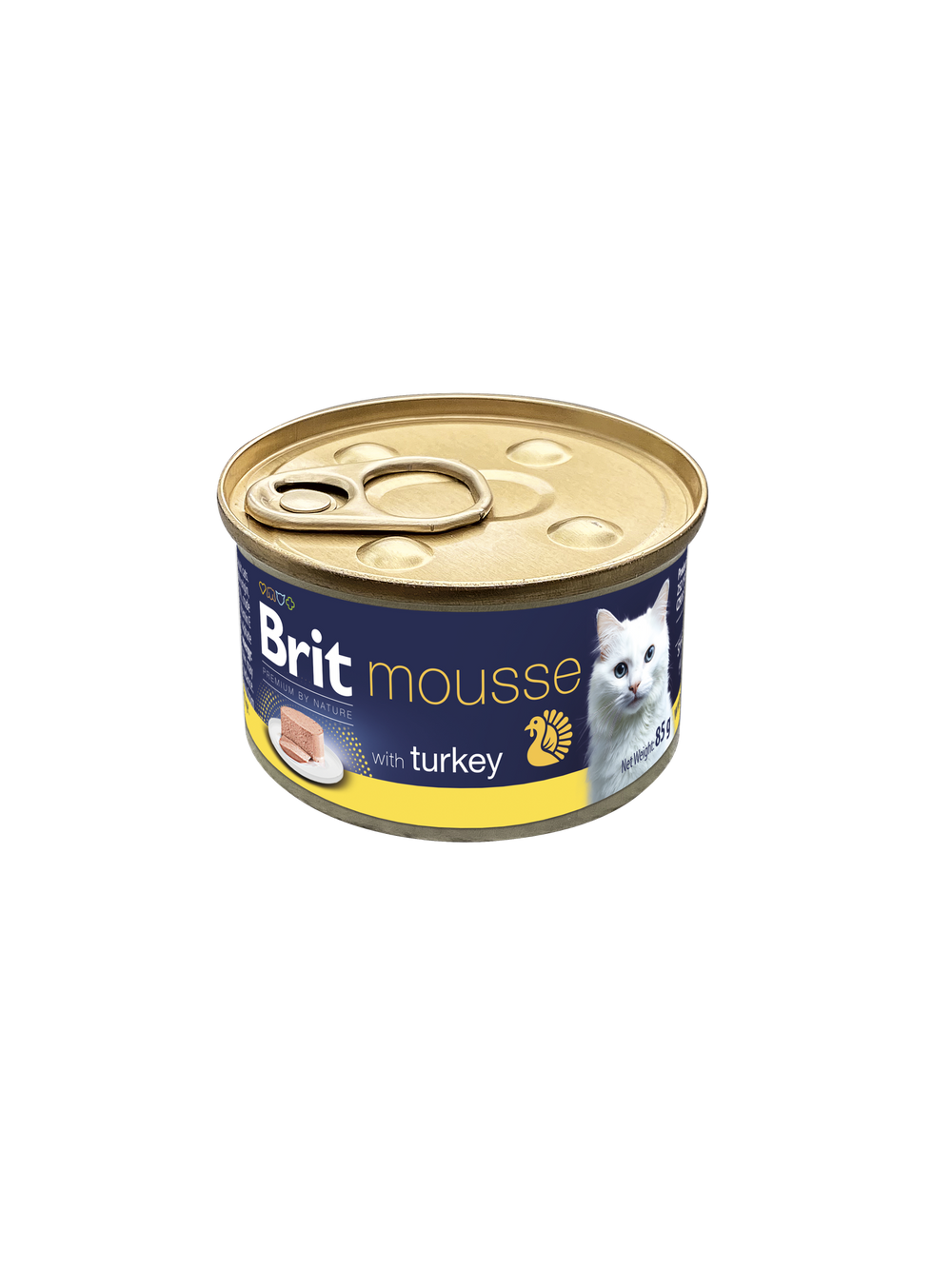 Brit Premium by Nature Cat Mousse MIX 8x85g