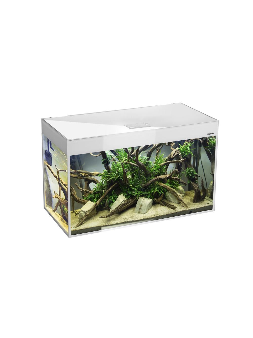 AQUAEL ZESTAW GLOSSY ST 80 D&N BIAŁY + SZAFKA