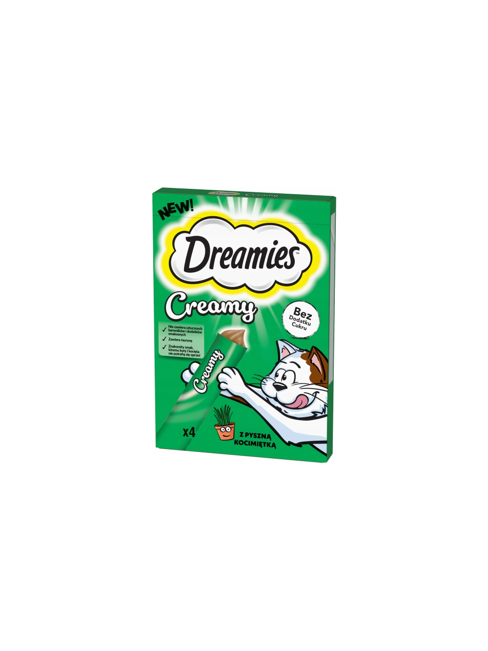 DREAMIES Creamy Kocimięta 11x(4x10g)