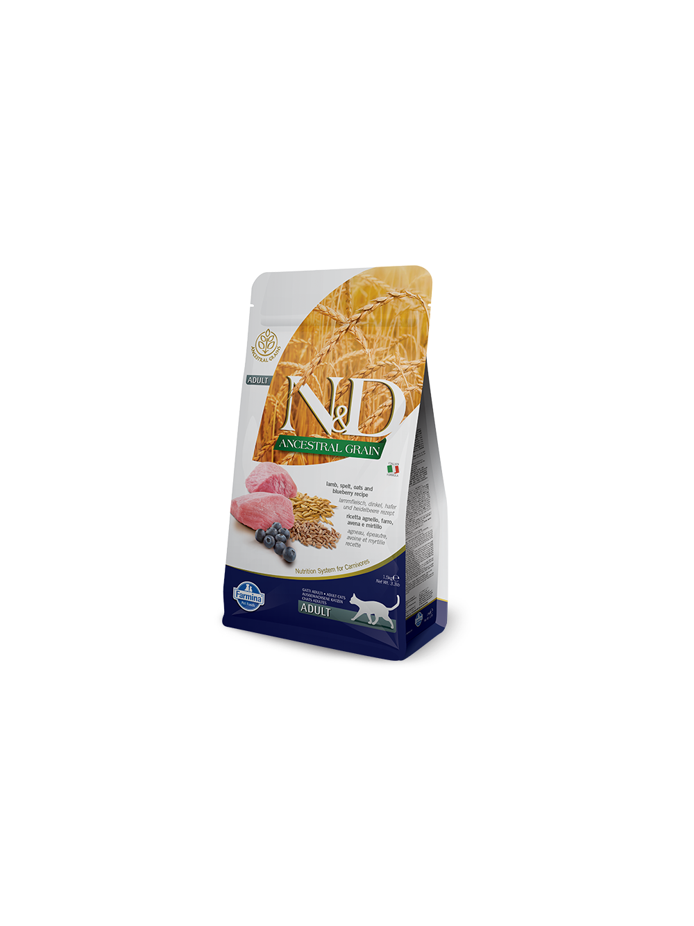 Farmina N&D Ancestral Grain feline ADULT 5kg opakowanie uszkodzone (3007)