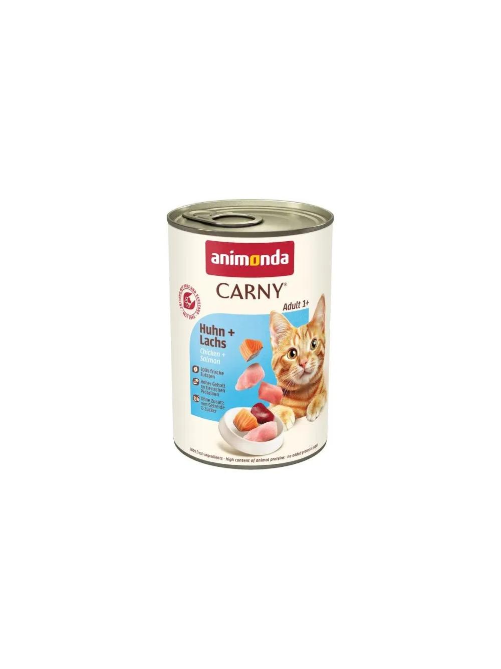 ANIMONDA Cat Carny Adult smak: kurczak i łosoś 400g