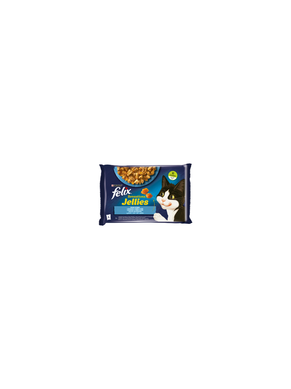 FELIX Sensations Jellies Karma dla kotów smaki rybne w galaretce 4x85g