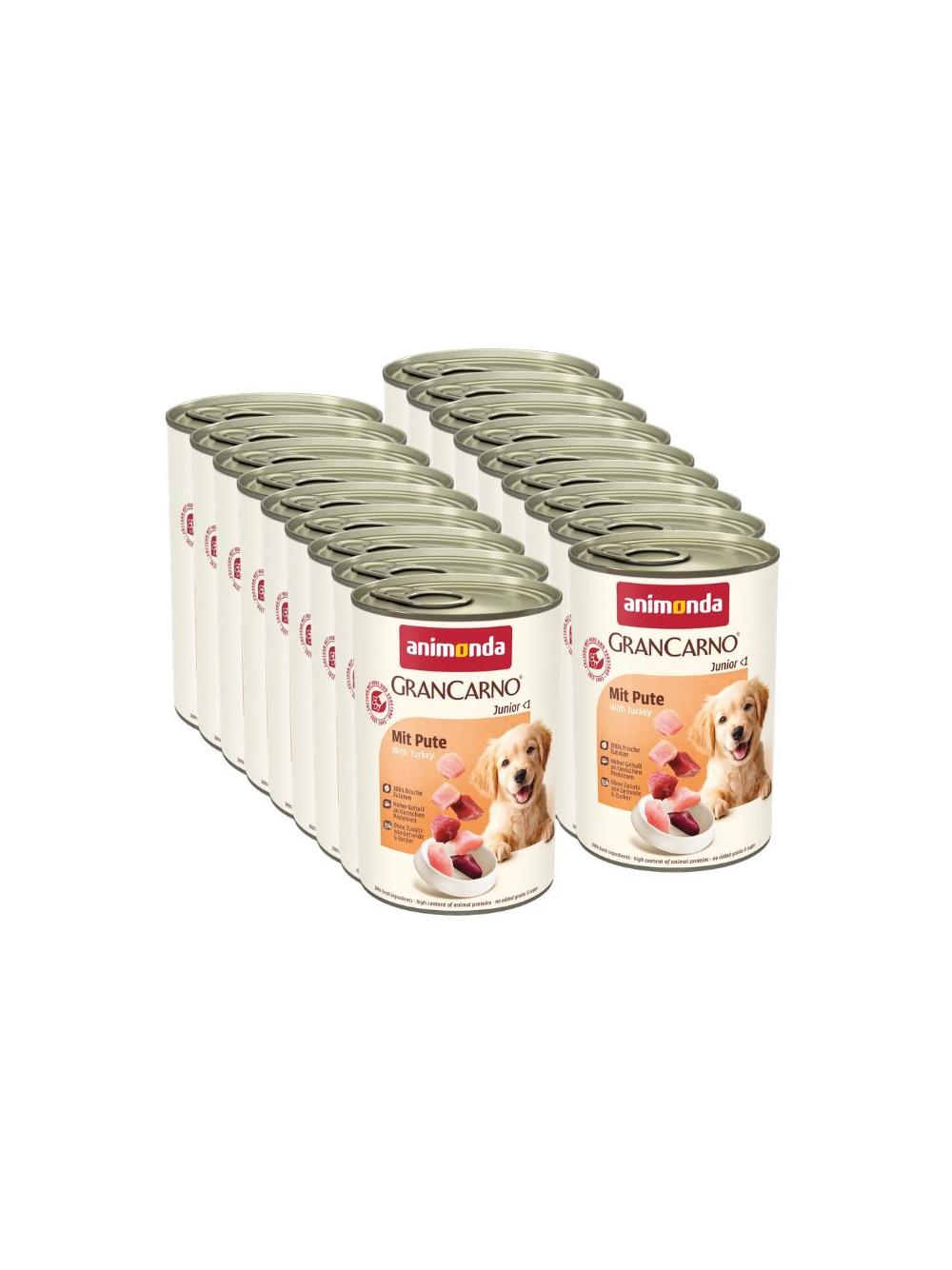 ANIMONDA GranCarno Junior smak: Indyk 18x400g