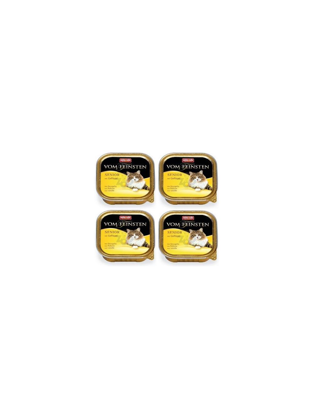 ANIMONDA Vom Feinsten Senior Cat smak: z drobiem 32x100g