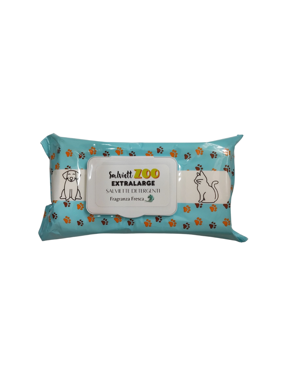 SalviettZOO XL - chusteczki pielęgnacyjne dla psa i kota 40szt (o świeżym zapachu)