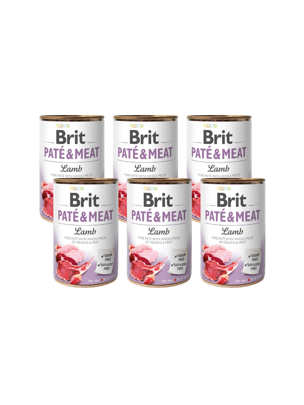 BRIT PATE & MEAT LAMB 6x400g