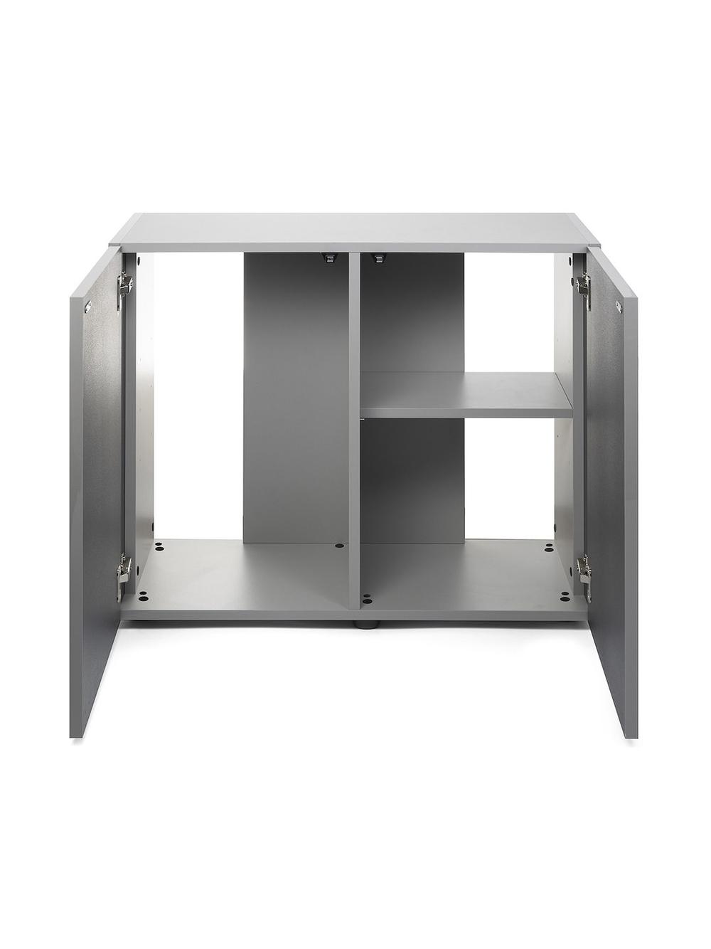 AQUAEL ZESTAW GLOSSY ST 80 D&N SZARY+SZAFKA