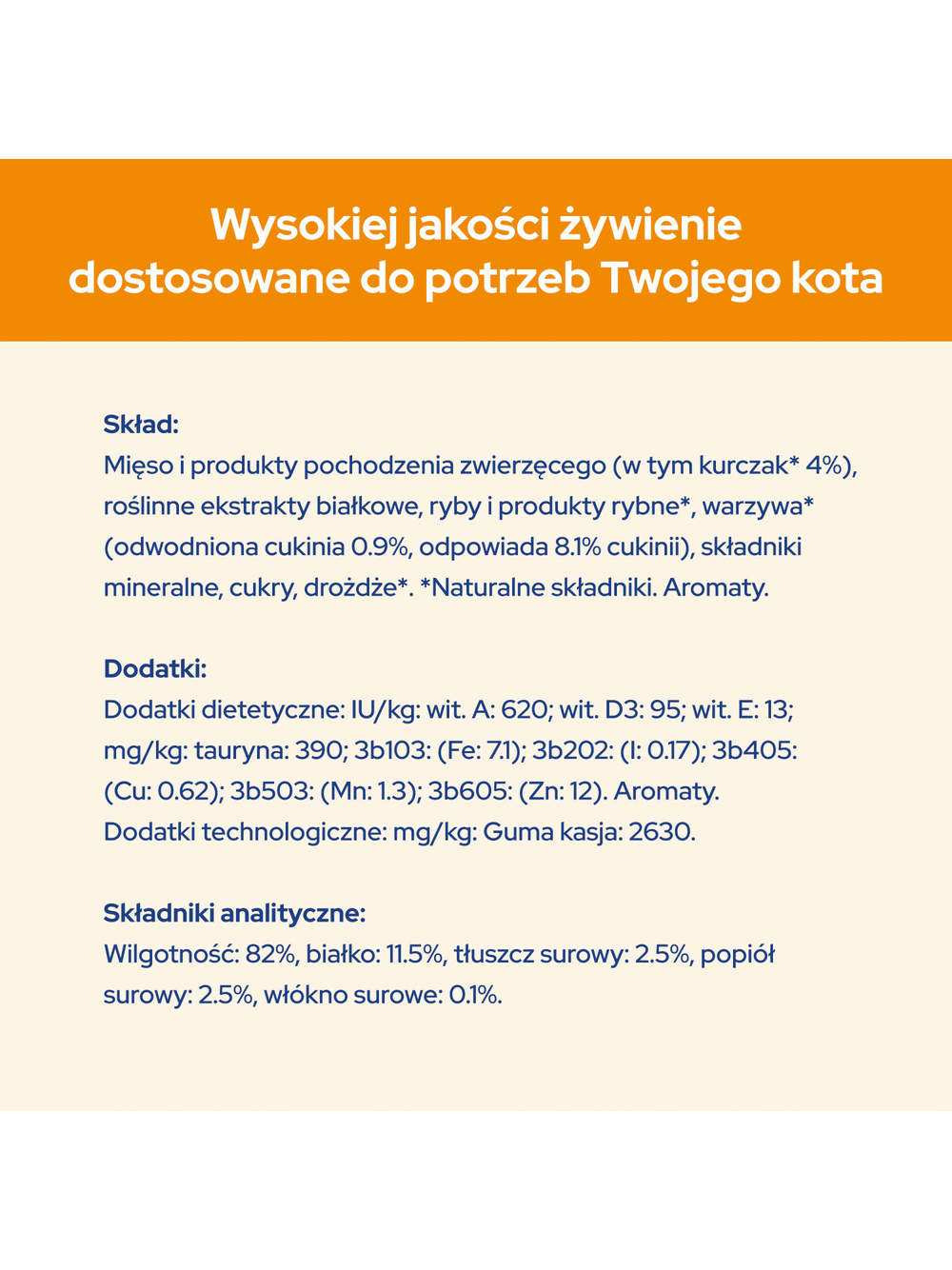 PURINA Cat Chow Adult Karma dla kotów z kurczakiem i cukinią w galaretce 10x85g (7+3 GRATIS)